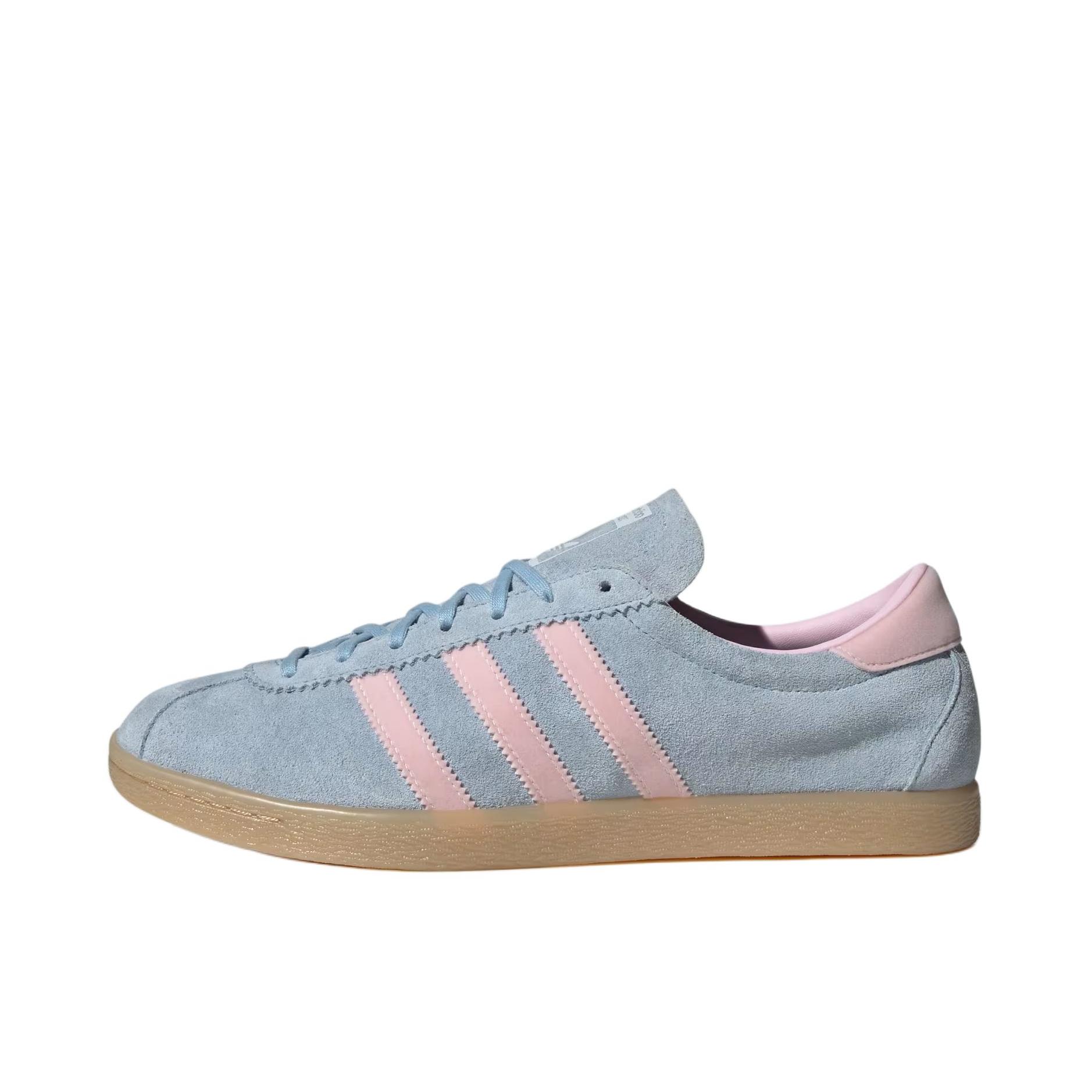 推荐商品：adidas Originals Tobacco Gruen T头鞋 德训鞋 运动休闲鞋 绒面革防滑耐磨轻便复古 蓝色
