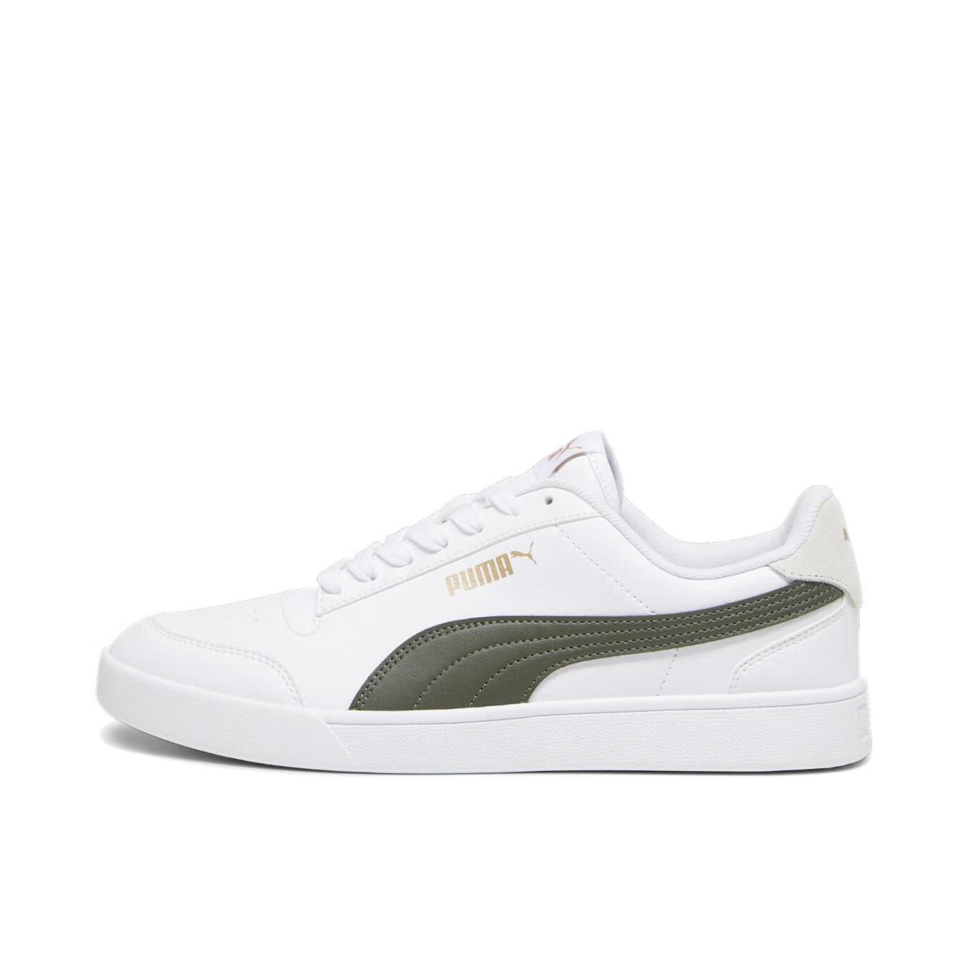 推荐商品：Puma/彪马 Shuffle 小白鞋 板鞋 防滑耐磨舒适轻便时尚百搭复古 白色/军绿色/灰色/金色