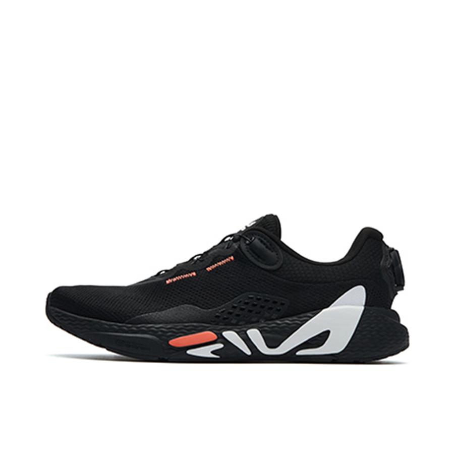 推荐商品：FILA/斐乐 Boa Master 减震回弹 防滑耐磨 网面轻便透气 包裹性 健身 织物 运动 跑鞋 A12M132103F 黑色/白色/红色