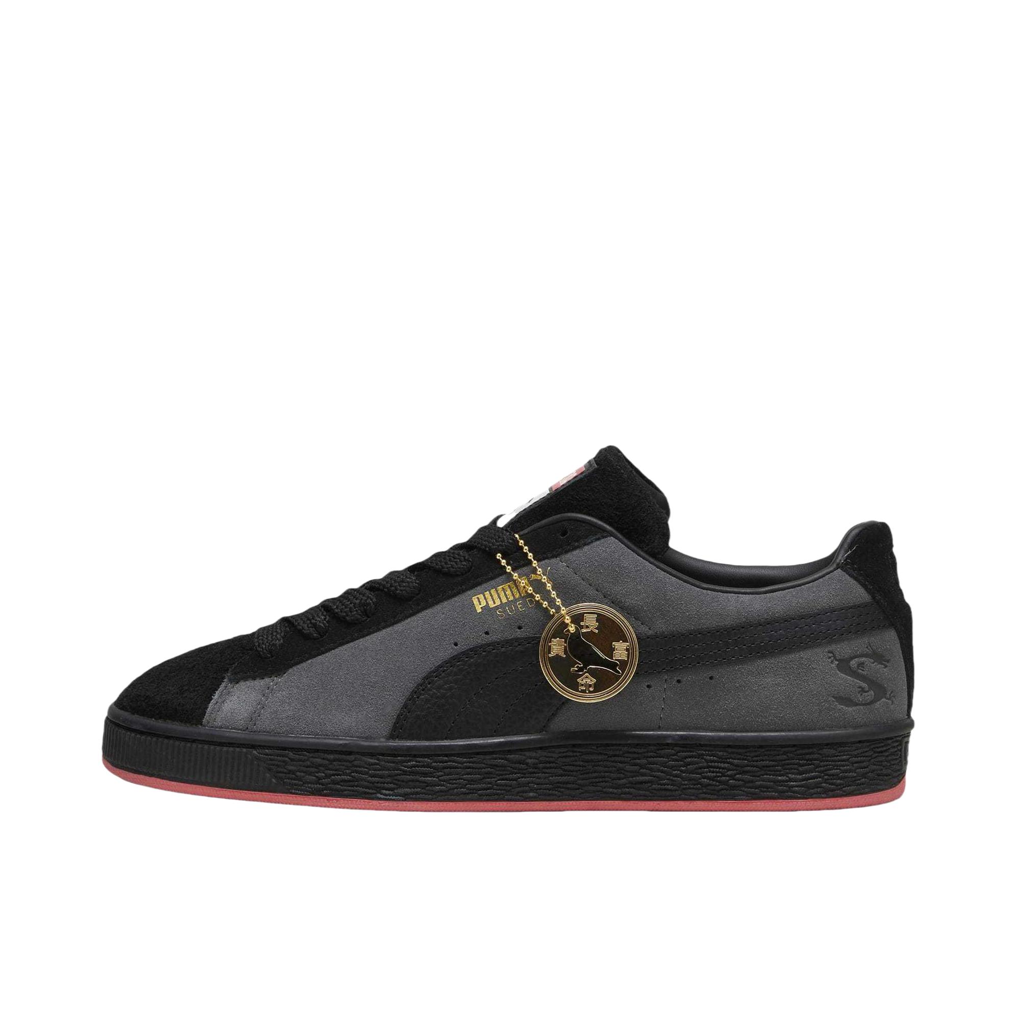 推荐商品：Puma/彪马 Suede Classic 面包鞋 板鞋 舒适百搭防滑耐磨轻便透气复古低帮圆头 STAPLE联名/黑色/灰色