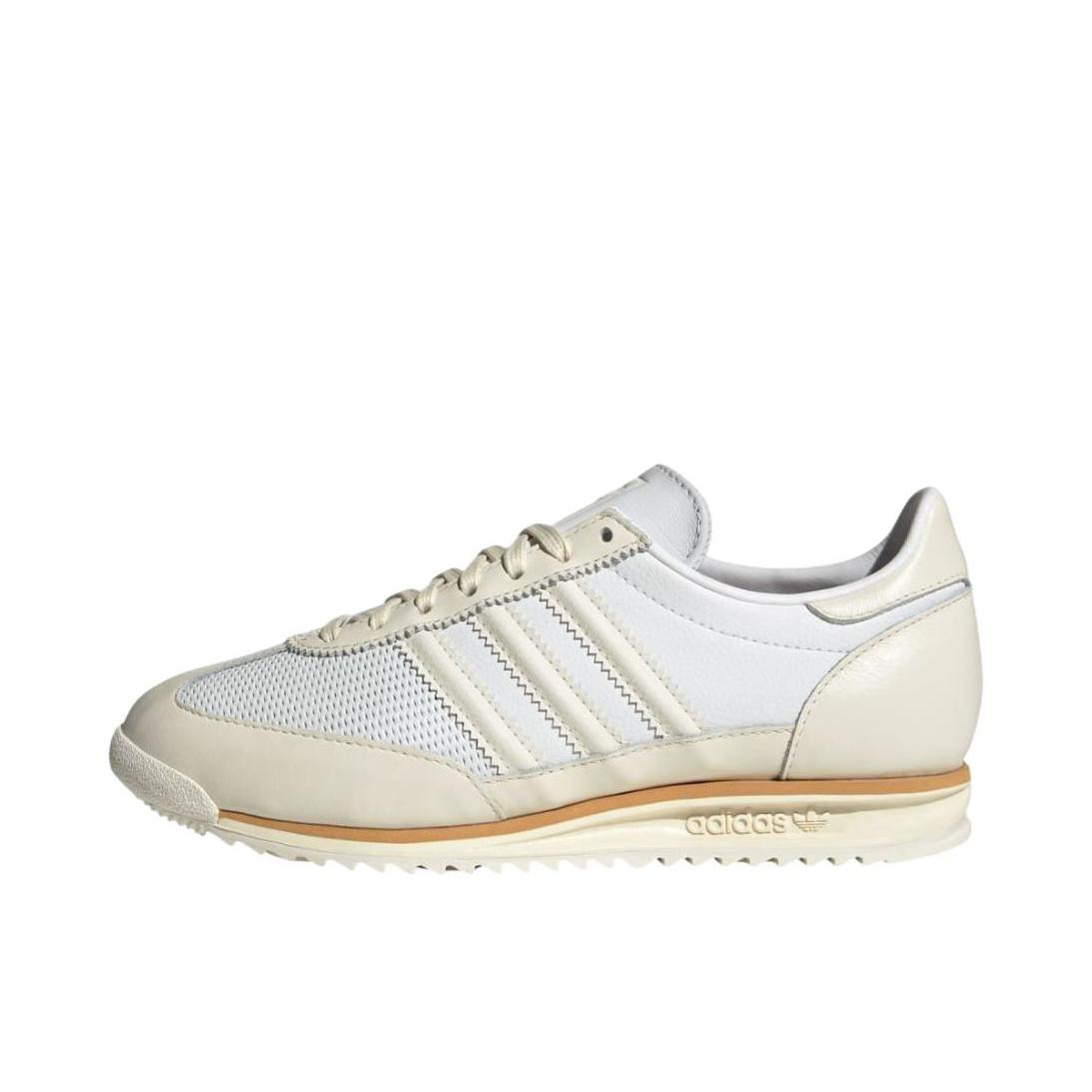 推荐商品：【马思纯同款】 adidas Originals SL 72 T头鞋 德训鞋 运动休闲鞋 轻便防滑耐磨透气舒适简约复古 白色/米色