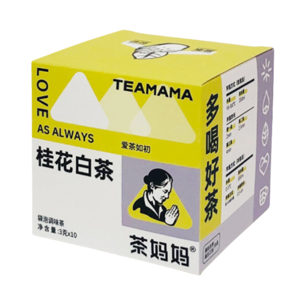 推荐商品：茶妈妈 桂花白茶 盒装