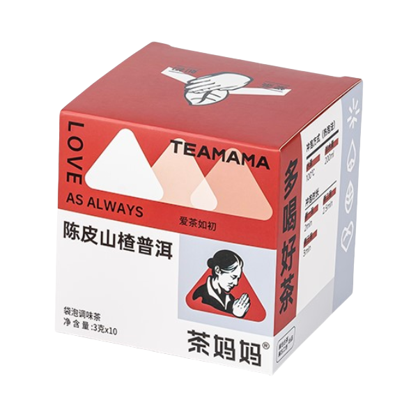 推荐商品：茶妈妈 陈皮山楂普洱 盒装