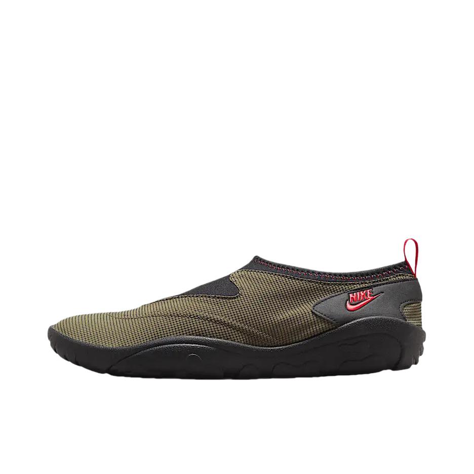 推荐商品：Nike Aqua Turf 运动休闲鞋 简约防滑耐磨低帮易穿脱网布 橄榄绿/黑色