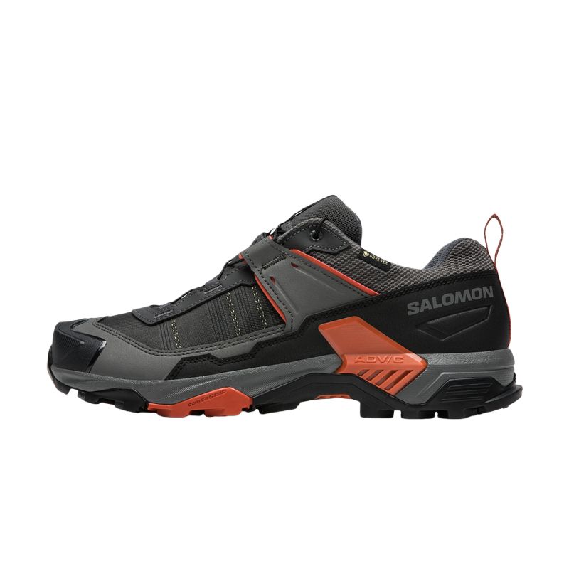 推荐商品：Salomon/萨洛蒙 X ULTRA 5 GTX 徒步鞋 户外防滑耐磨支撑透气舒适百搭潮流 沥青灰