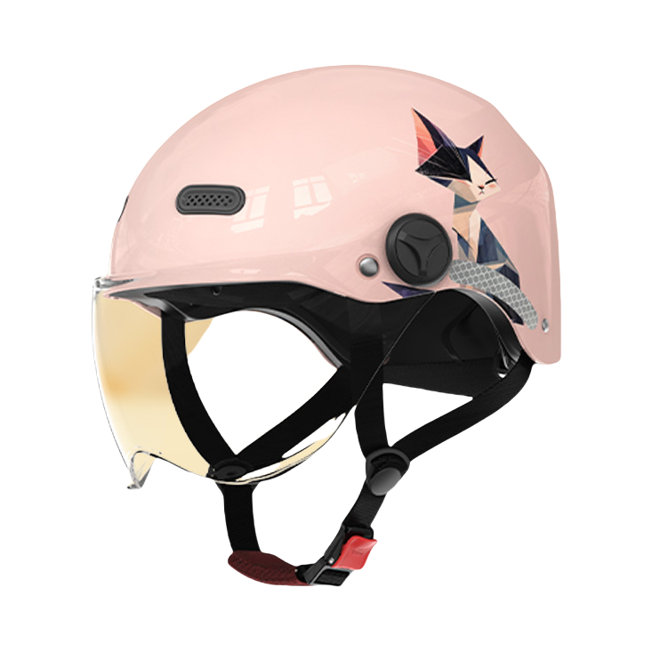 推荐商品：猫八 266 新国标3C ABS 轻盈 耐磨 防护 透气 电动车头盔