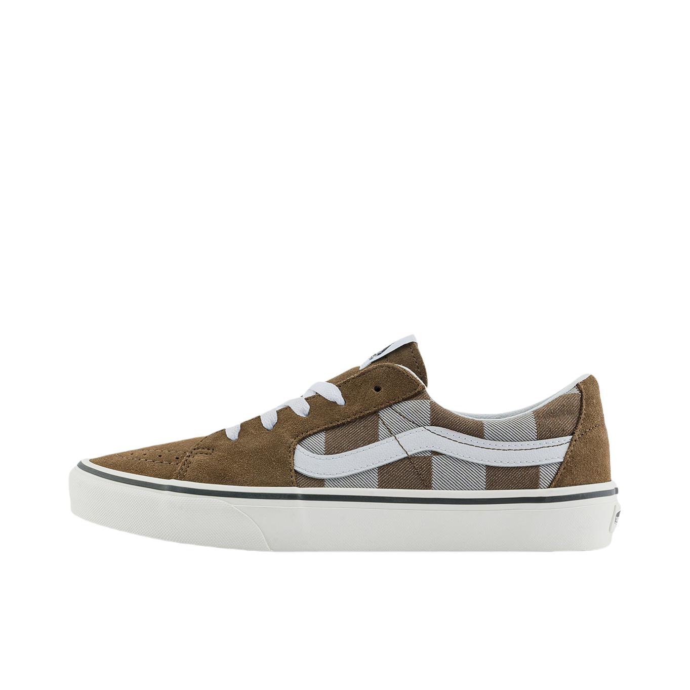 推荐商品：Vans/范斯 SK8-Low 板鞋 防滑耐磨舒适减震潮流拼接百搭休闲复古风帅气高街运动简约风薄底 棋盘格/深棕色