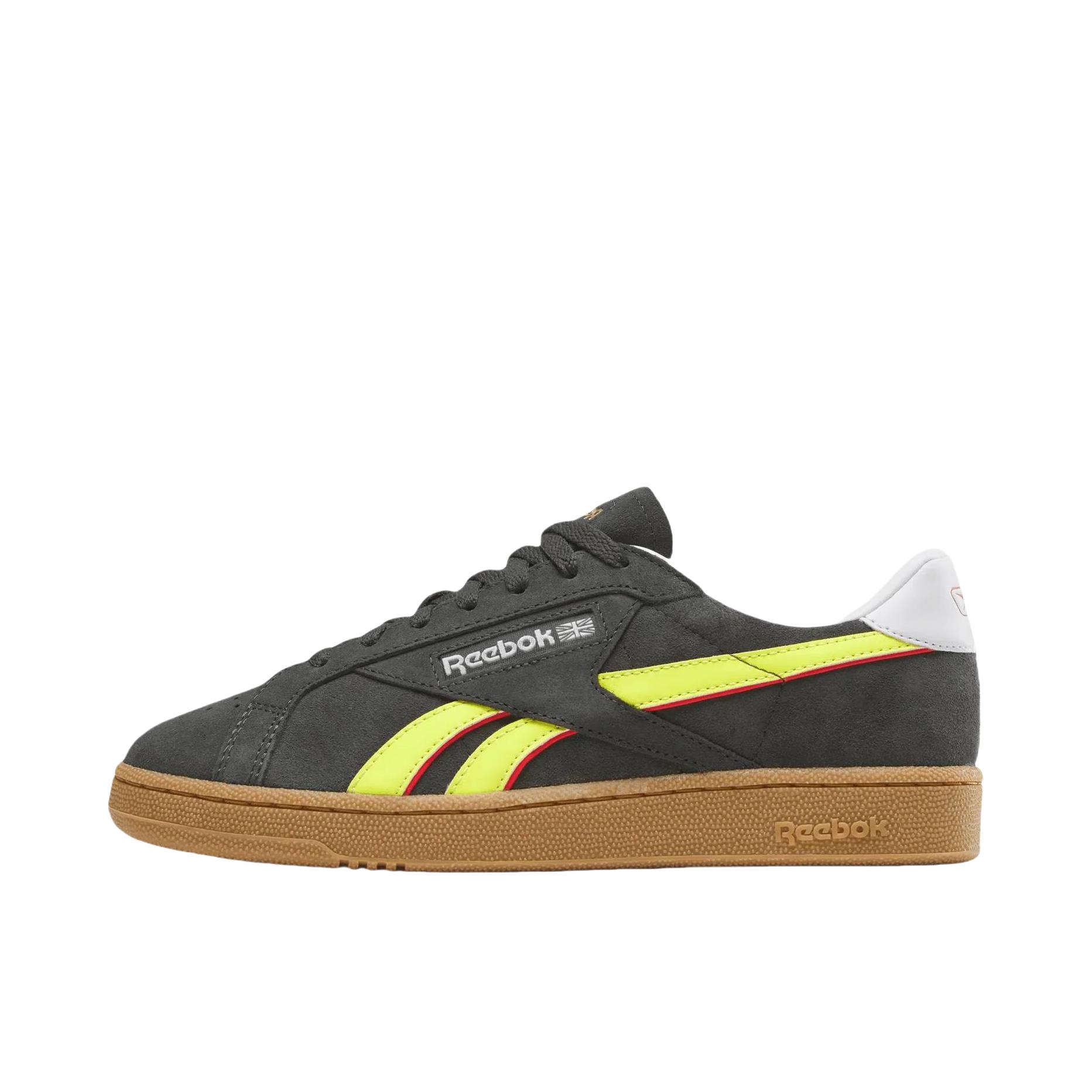 推荐商品：Reebok/锐步 CLUB C GROUNDS UK 复古 耐磨防滑 牛剖层革 德训鞋 板鞋 黑色