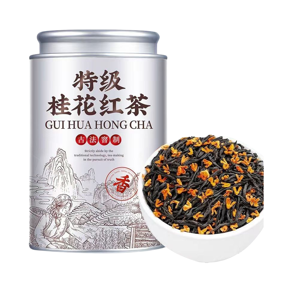 推荐商品：妍桐安 特级 2024年 桂花红茶 罐装