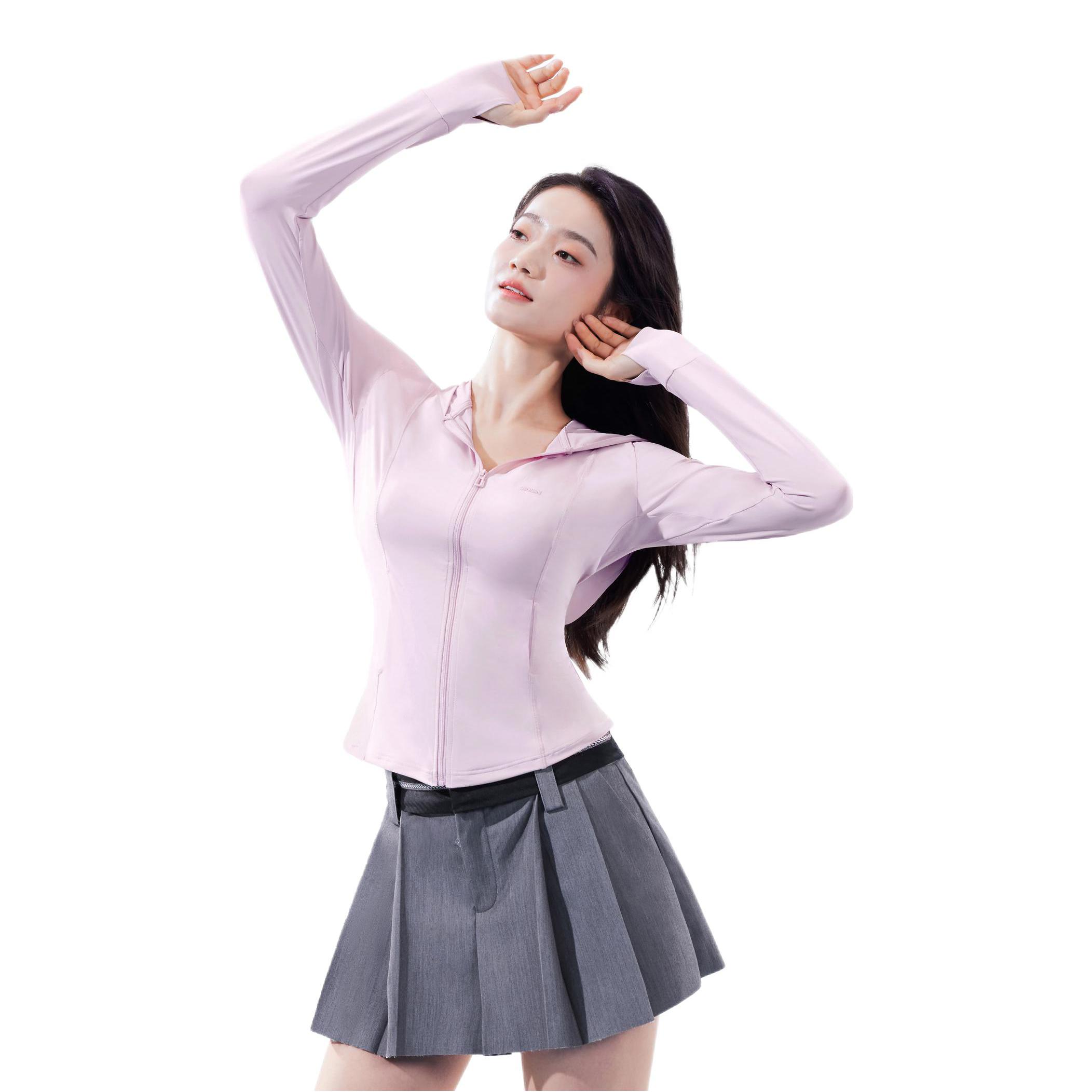 推荐商品：SINSIN 轻塑系列透气防紫外线修身凉感防晒衣 女装 S25BP02008 紫 