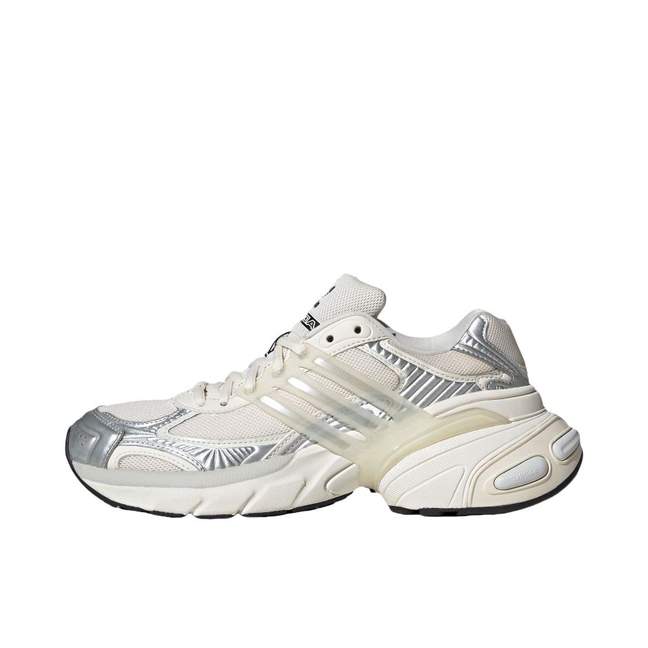 推荐商品：adidas Originals Adistar XLG 防滑耐磨 网面透气 轻便 增高 舒适百搭 复古 运动休闲鞋 粉白/金属银/黑色
