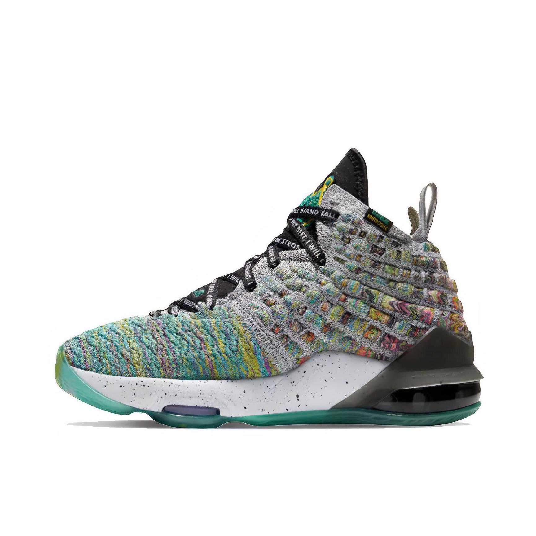 推荐商品：Nike Zoom LeBron 17 詹姆斯 气垫缓震 防滑耐磨 实战 织物 回弹 篮球鞋 GS/万花筒