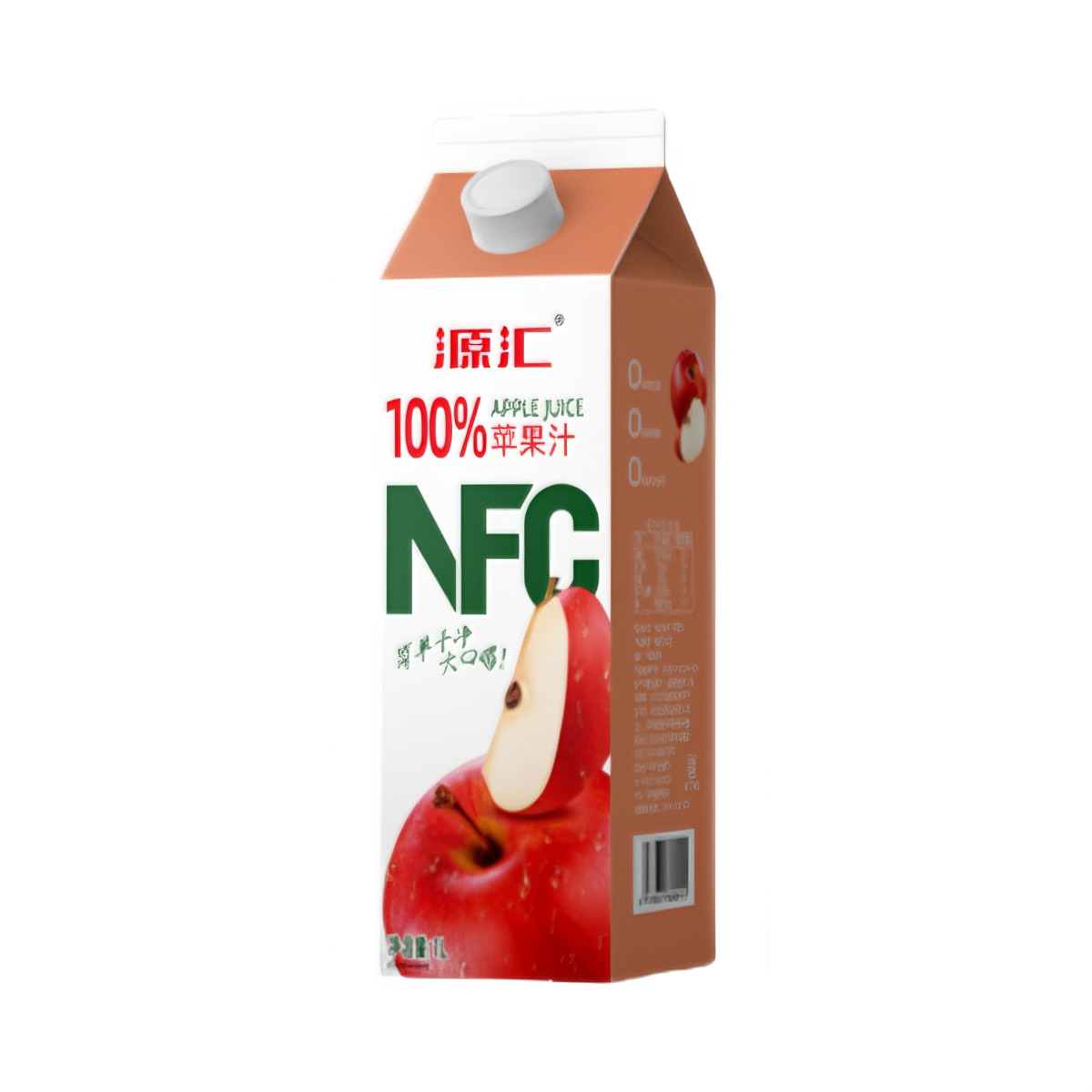 推荐商品：源汇 NFC100%苹果汁 1L 瓶装
