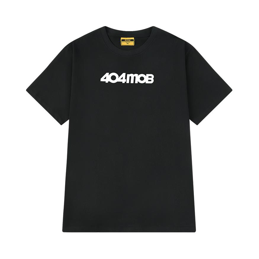 404MOB 字母logo印花纯棉圆领短袖T恤 男女同款 TTDX00310CJ