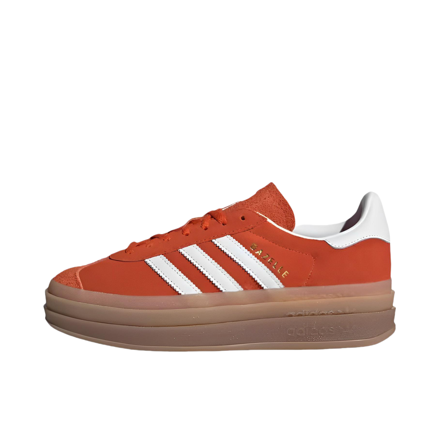 推荐商品：adidas Originals Gazelle Bold T头鞋 德训鞋 运动休闲鞋 经典厚底防滑耐磨贴合 女款/红色
