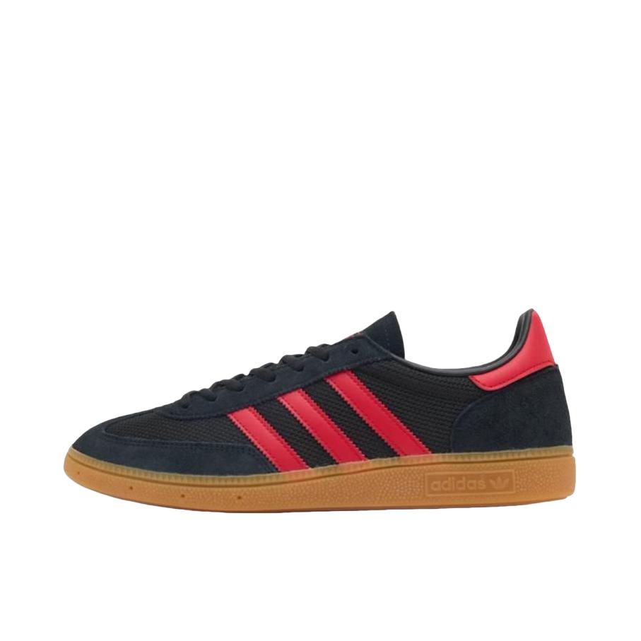 推荐商品：adidas Originals Handball Spezial 薄底鞋 T头鞋 德训鞋 板鞋 简约百搭复古轻便防滑耐磨贴合圆头耐穿 网面/黑色/红色