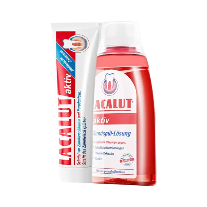 推荐商品：Lacalut/乐卡露 清新护龈口腔护理套装 温和清洁