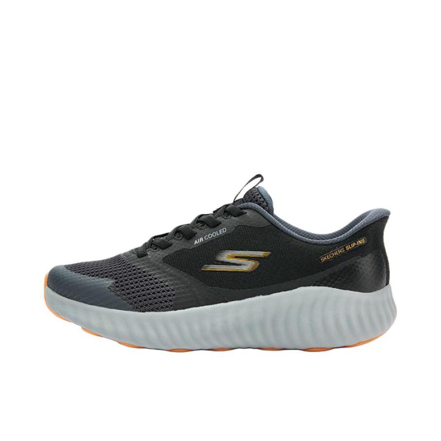 推荐商品：Skechers/斯凯奇 MEN'S GO 防滑耐磨 减震透气 舒适回弹 低帮 百搭潮流 跑鞋 深黑色