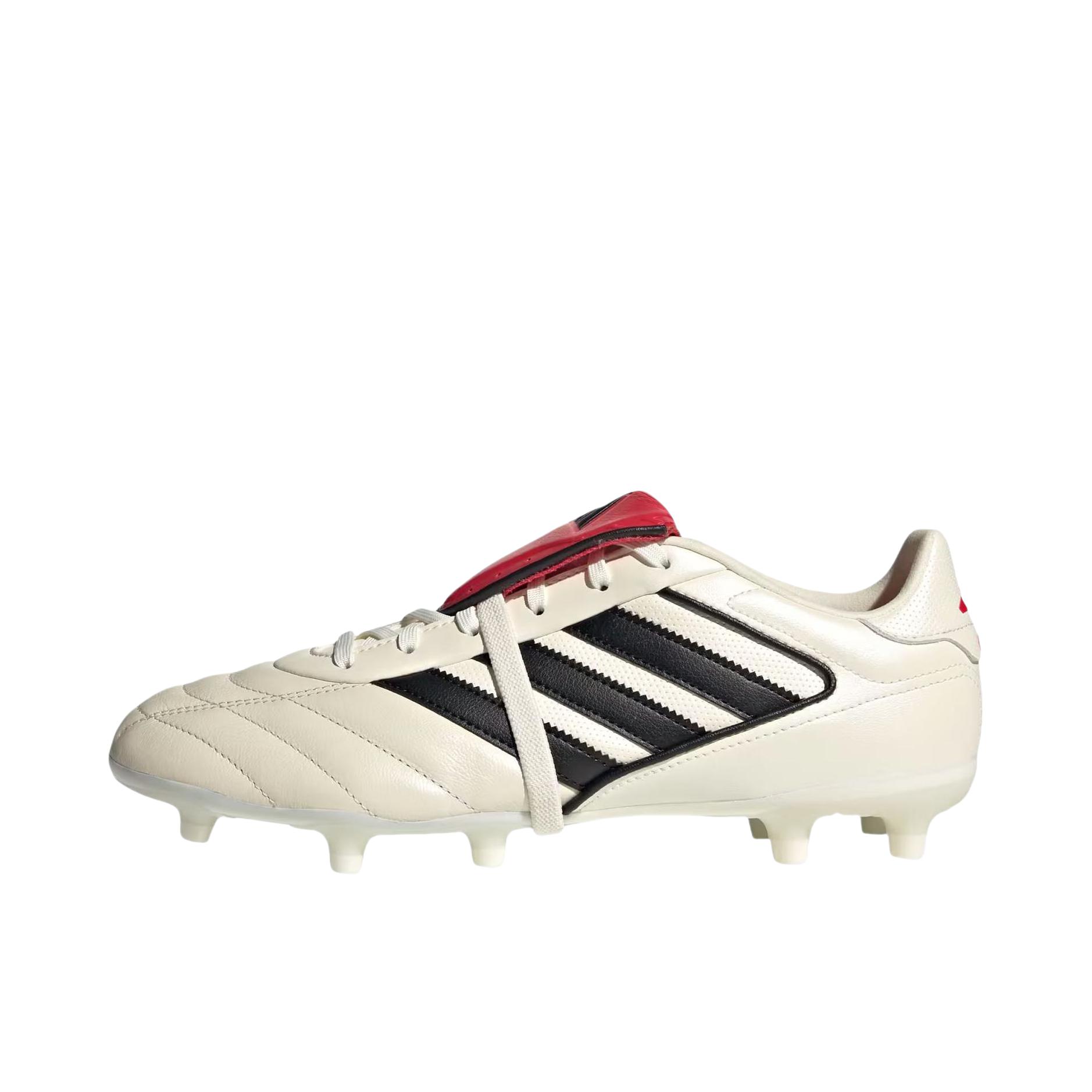 推荐商品：adidas Copa Gloro 2 FG 中端 长钉 硬天然草场 足球鞋 米白色/黑色/红色