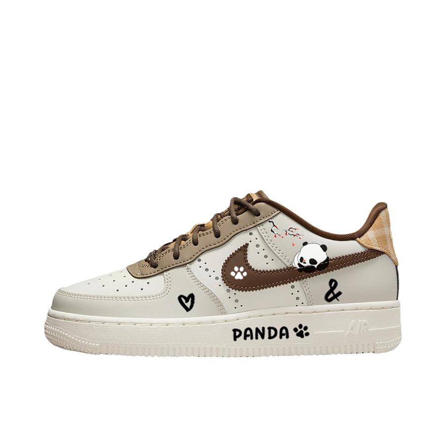 推荐商品：【定制款】 Nike Air Force 1 板鞋 防滑减震耐磨低帮增高 女款/腊梅趴趴熊