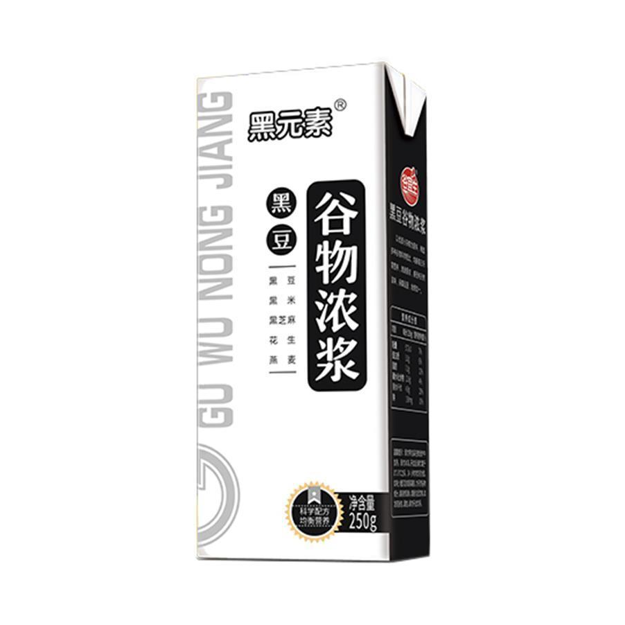 推荐商品：黑元素 黑豆谷物浓浆 250g 盒装