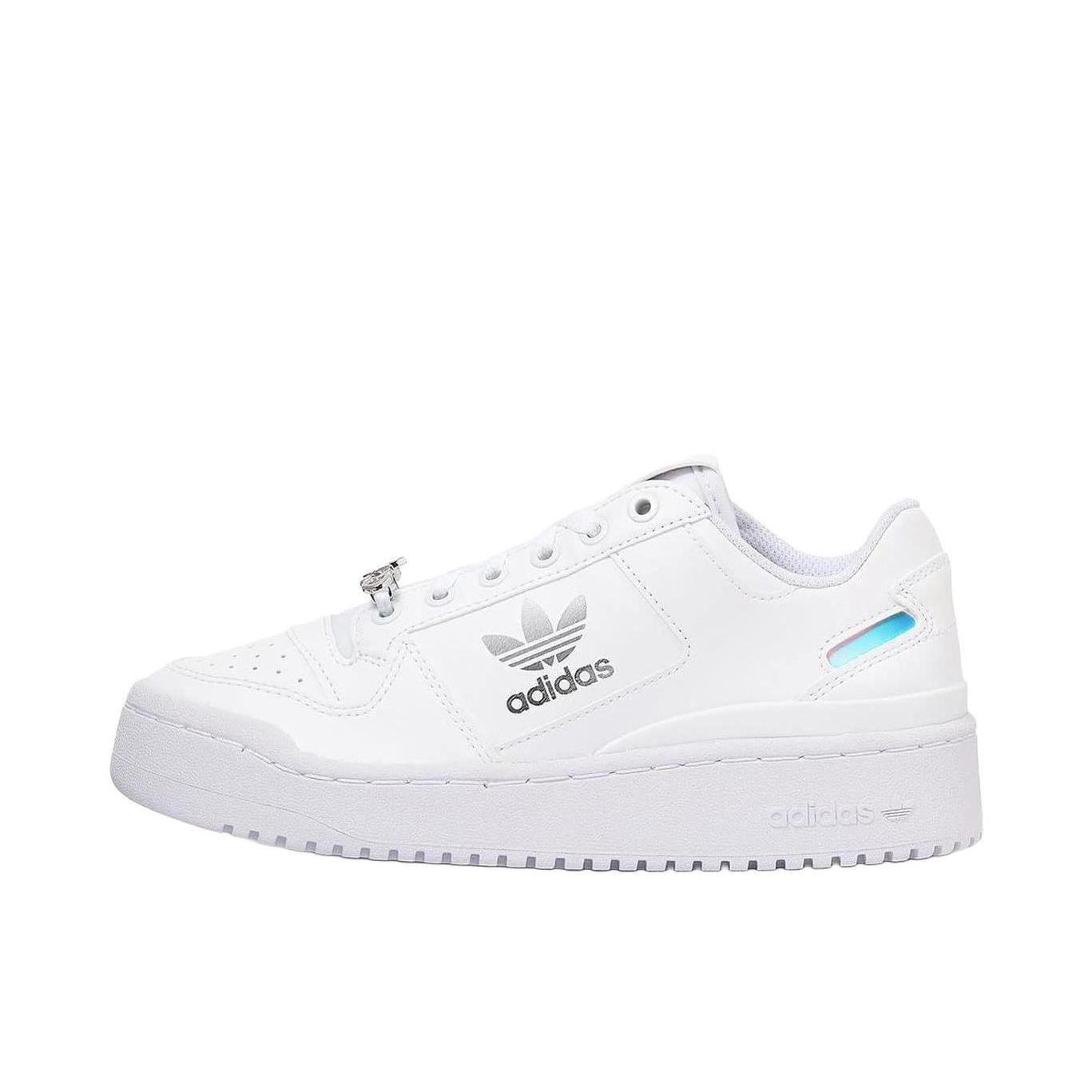 推荐商品：adidas Originals Forum Bold 板鞋 防滑耐磨轻便透气厚底增高防水贴合 女款/纯白色 