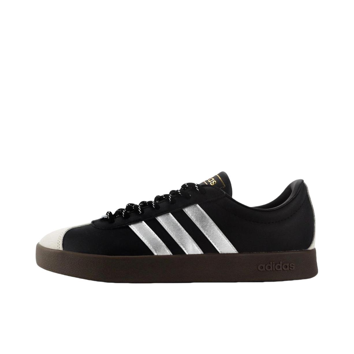 推荐商品：【定制球鞋】Adidas neo VL Court 2.0 德训鞋 板鞋 复古轻便耐磨芭蕾风甜美文艺抗冲击性防水 女款/黑夜骑士