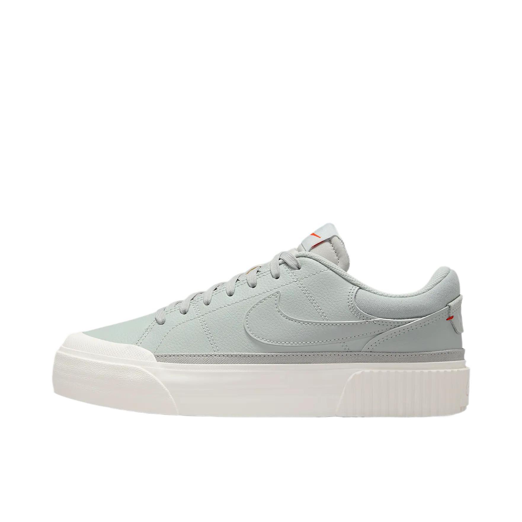 推荐商品：Nike Court Legacy Lift 板鞋 舒适缓震耐磨透气增高抓地 女款/浅绿色 