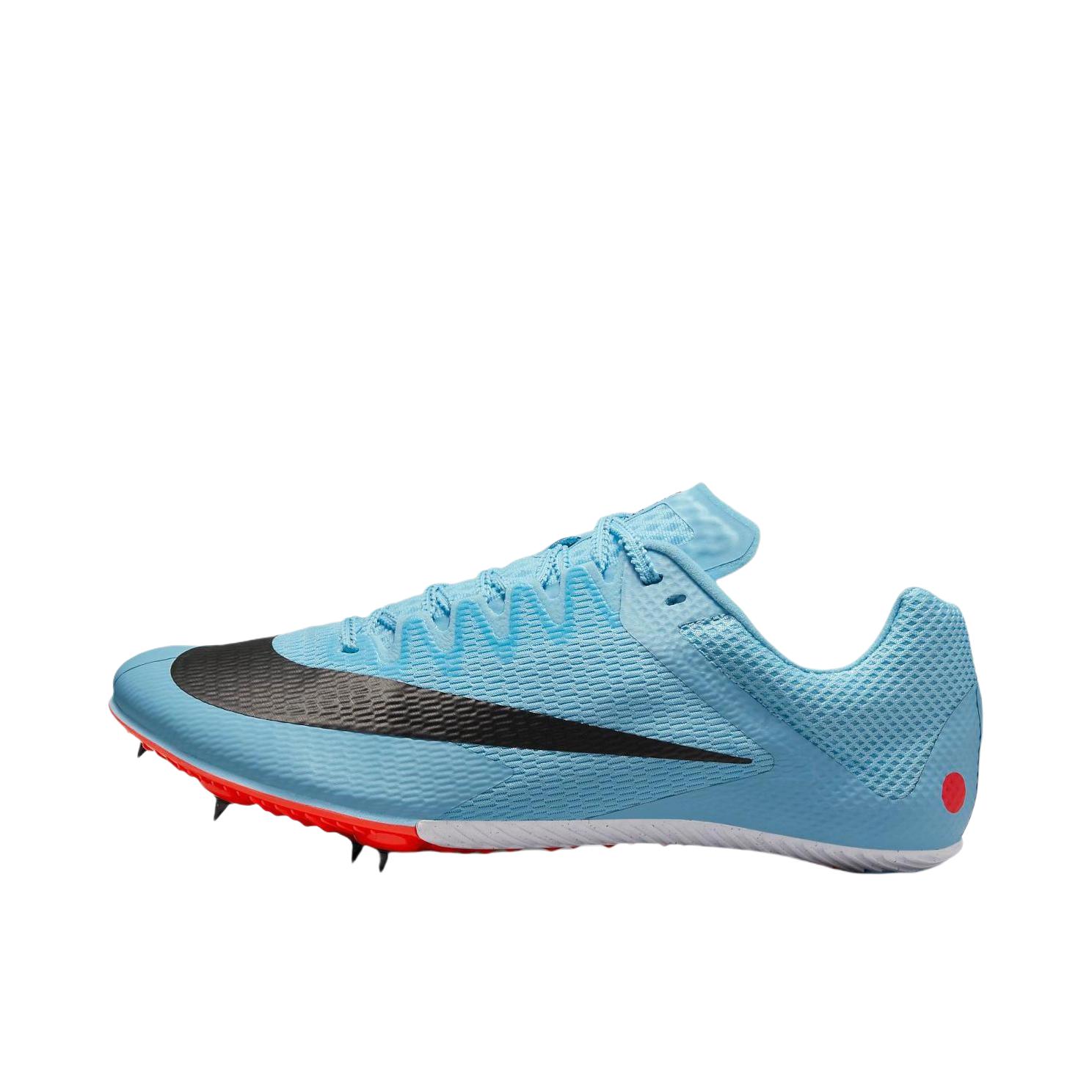 推荐商品：Nike Zoom Rival S10 钉鞋 跑鞋 短跑比赛减震抓地防滑耐磨织物训练田径 天蓝色