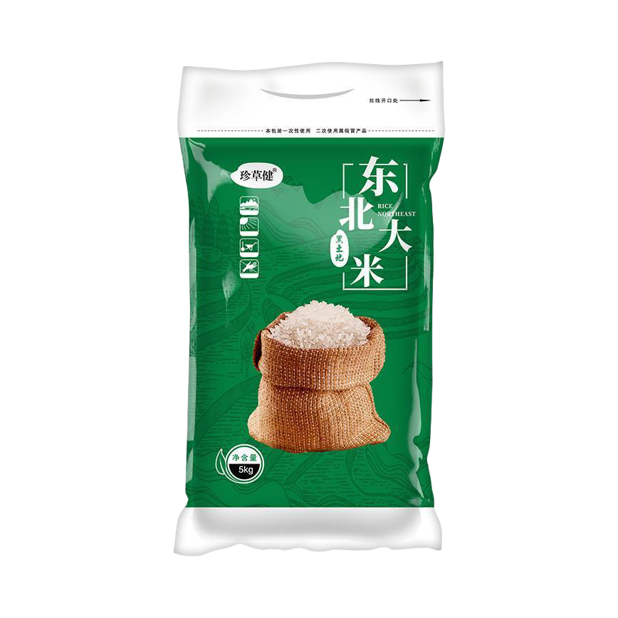 推荐商品：珍草健 东北大米 袋装