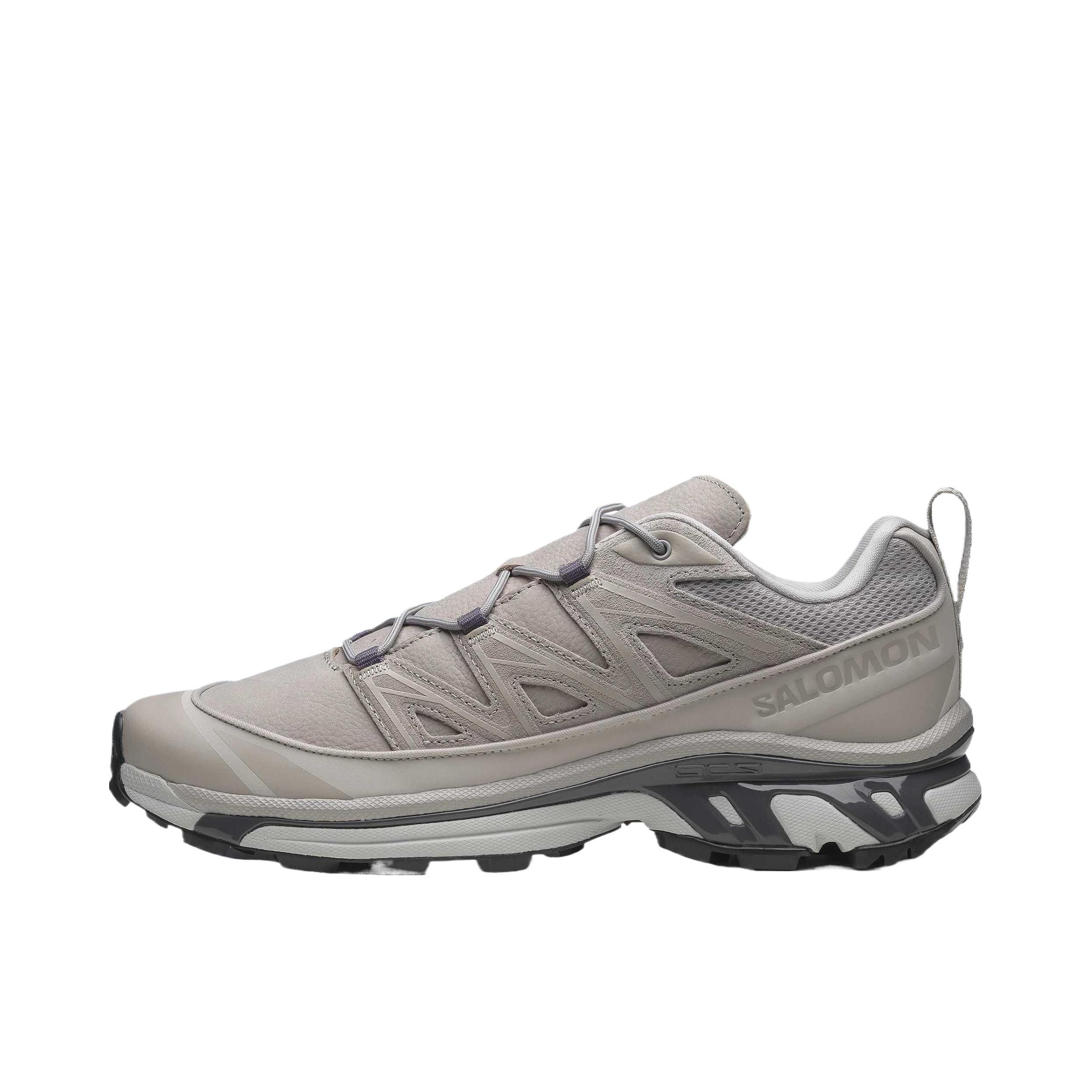 推荐商品：Salomon/萨洛蒙 XT-6 户外休闲鞋 越野跑鞋 织物复古机能透气网布支撑防水包裹性 深米色/灰色 