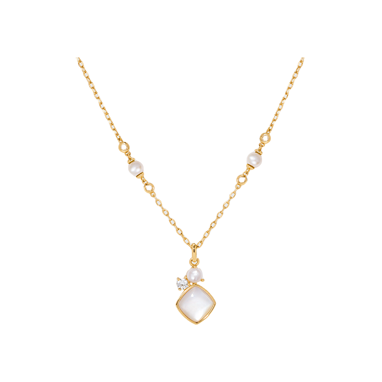 推荐商品：AmberLollipop 微醺方块玛瑙项链 AFA4ZXL78