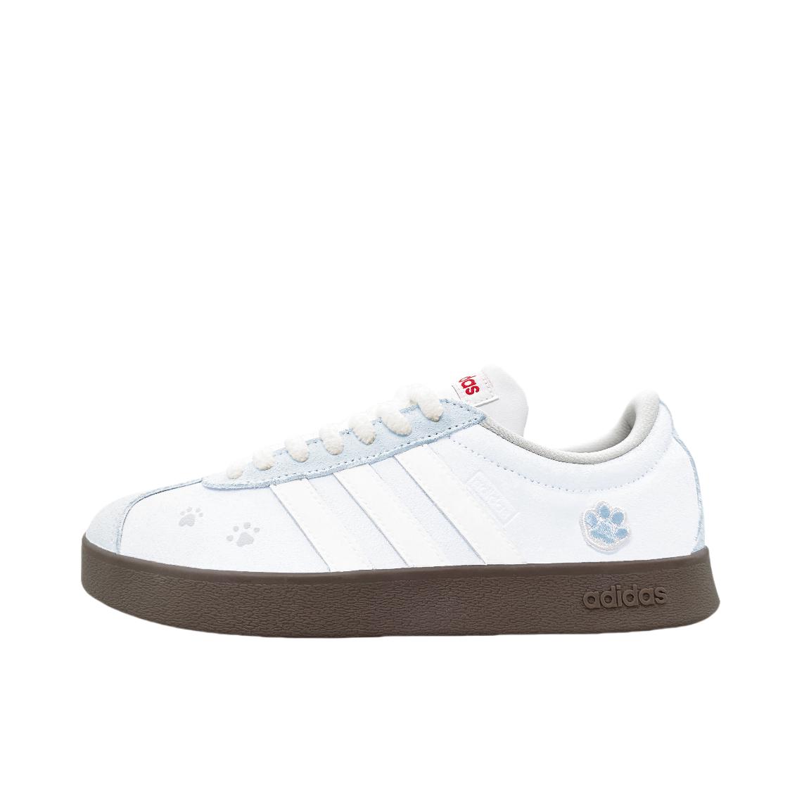 推荐商品：【定制球鞋】Adidas neo VL Court 2.0 德训鞋 板鞋 复古轻便耐磨芭蕾风甜美文艺抗冲击性防水 冰糖猫爪
