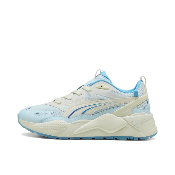 推荐商品：Puma/彪马 RS-X Efekt 运动休闲鞋 网面耐磨减震防滑复古百搭透气舒适圆头 白色/皇家蓝/浅蓝色