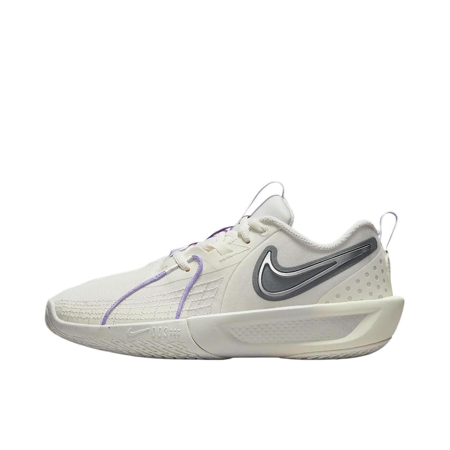推荐商品：Nike Air Zoom G.T. Cut 3 篮球鞋 ZoomX泡棉抓地抗扭包裹性缓震回弹 大童/浅灰色