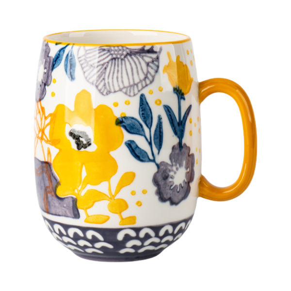 推荐商品：ONECCI 730ml 陶瓷 花韵马克杯 LJ725100