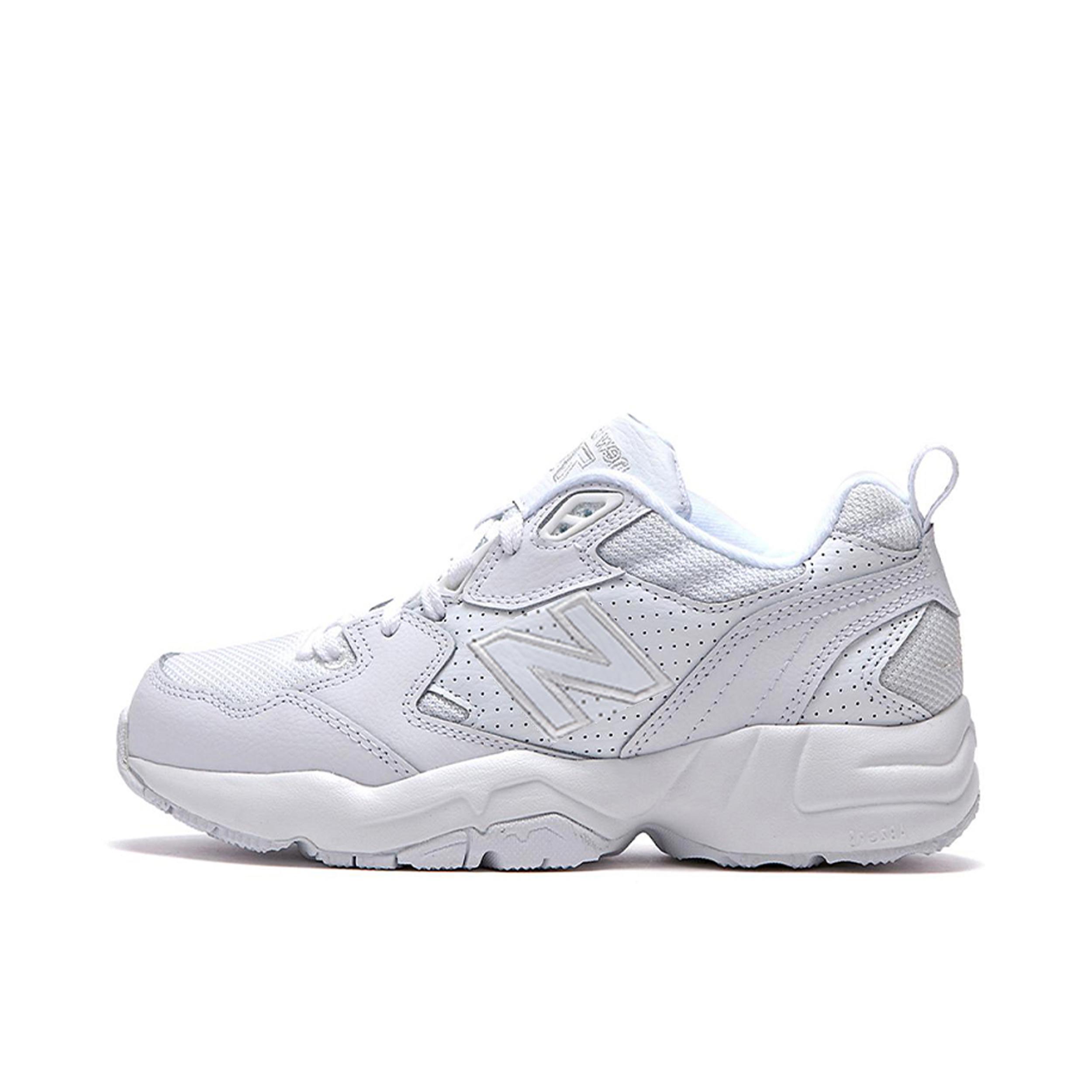 推荐商品：New Balance 708 减震耐磨 潮流复古 轻便透气 厚底 织物 合成革 运动 增高鞋 帆白