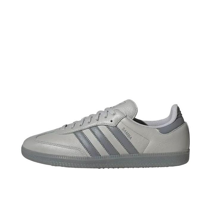 推荐商品：adidas Originals Samba OG T头鞋 板鞋 经典复古舒适百搭耐磨合成革圆头薄底贴合 冷灰色