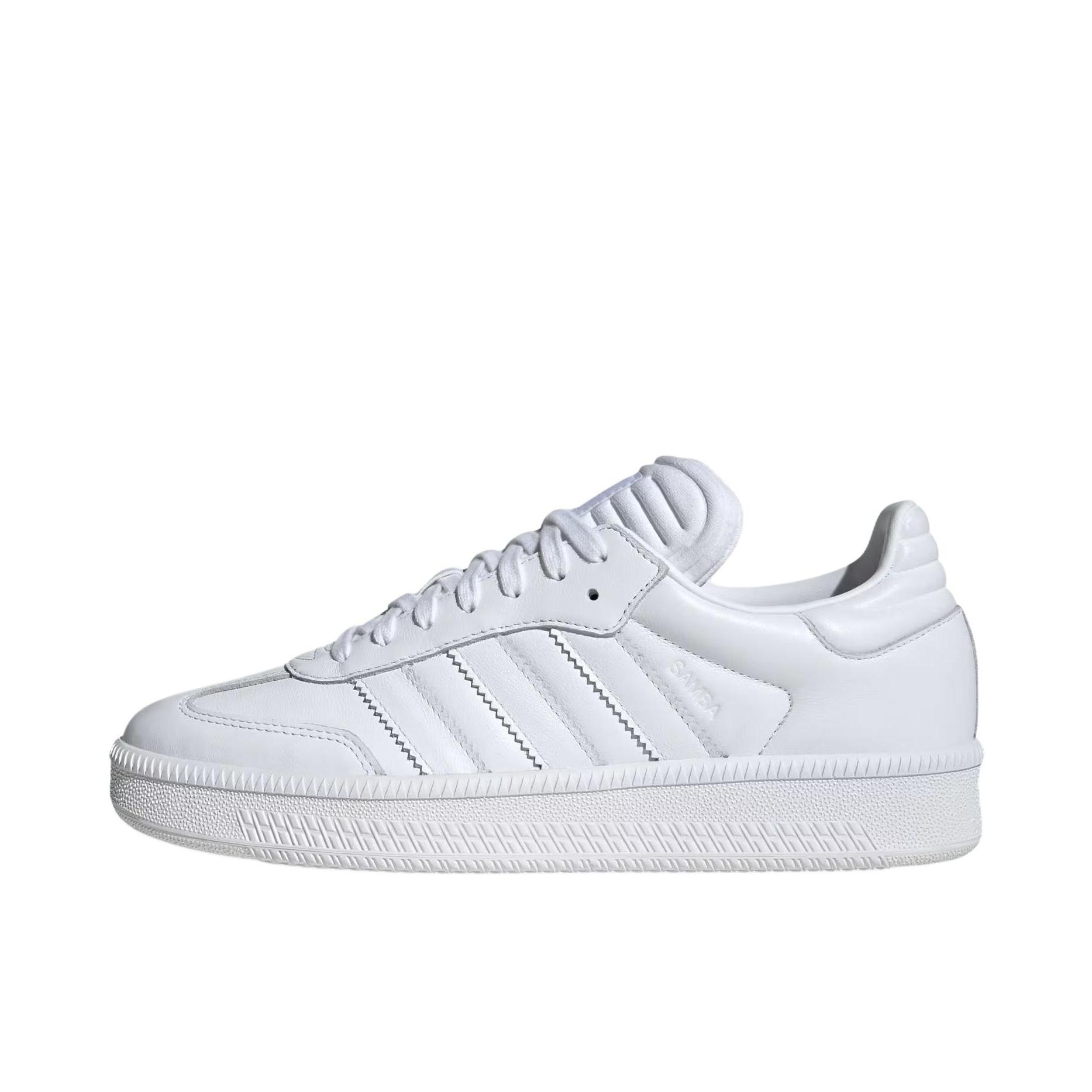 推荐商品：adidas Originals Samba XLG T头鞋 德训鞋 板鞋 复古增高防滑耐磨 全白色