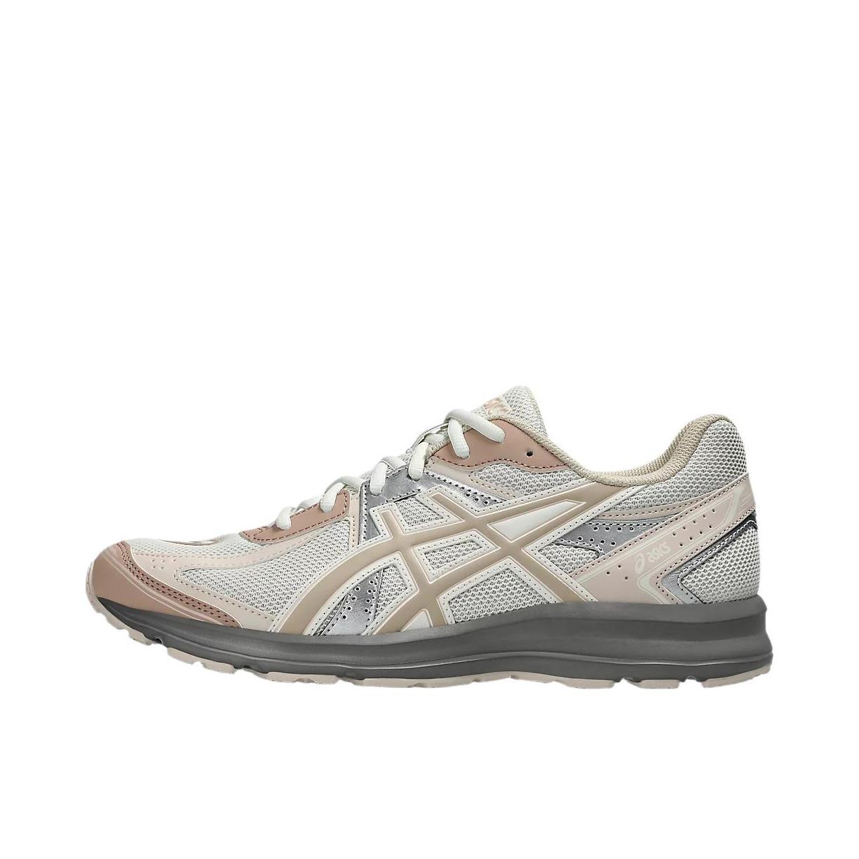 推荐商品：Asics/亚瑟士 Jog 100S 跑鞋 防滑耐磨减震轻便舒适透气休闲复古百搭 奶油灰色
