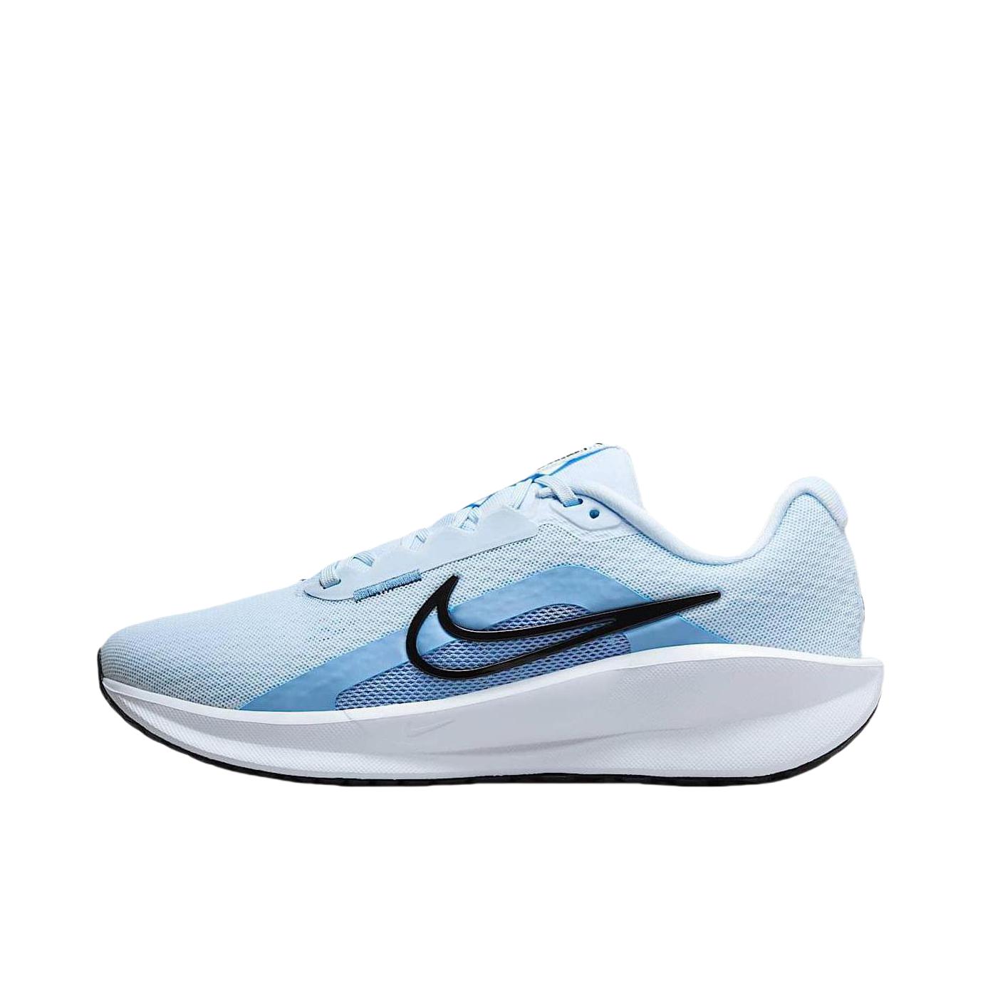 推荐商品：Nike Downshifter 13 跑鞋 减震透气支撑织物短跑轻便训练 女款/蓝色