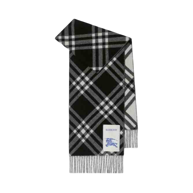 推荐商品：Burberry/博柏利 双面两用Rose羊绒绒线格纹设计围巾 80997101