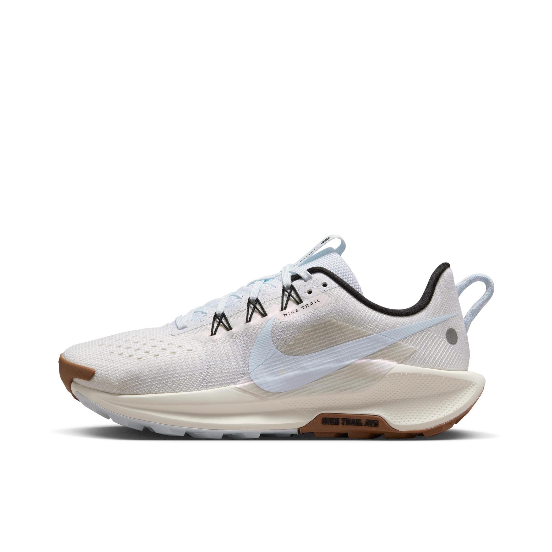 推荐商品：Nike Pegasus Trail 5 跑鞋 越野耐磨防水缓震训练回弹贴合耐用 女款/白色/紫蓝色/金属银/帆白色