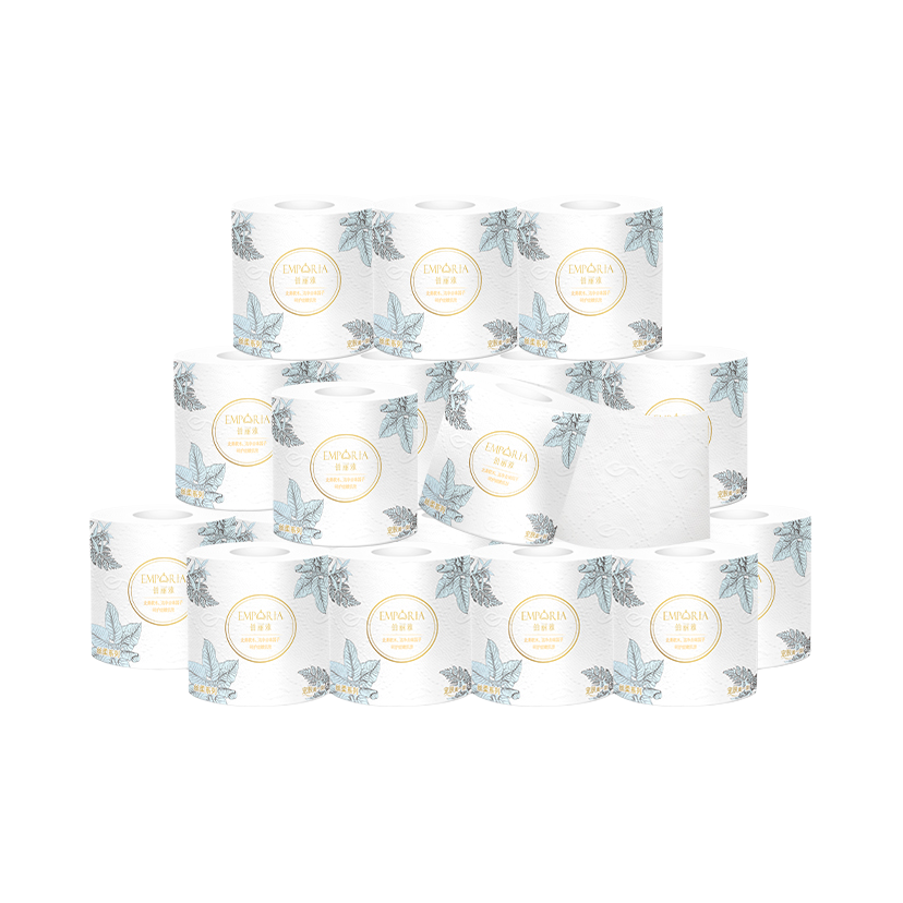 推荐商品：EMPORIA/铂丽雅 奢柔系列 4层 有芯 卷纸 138*108mm/节