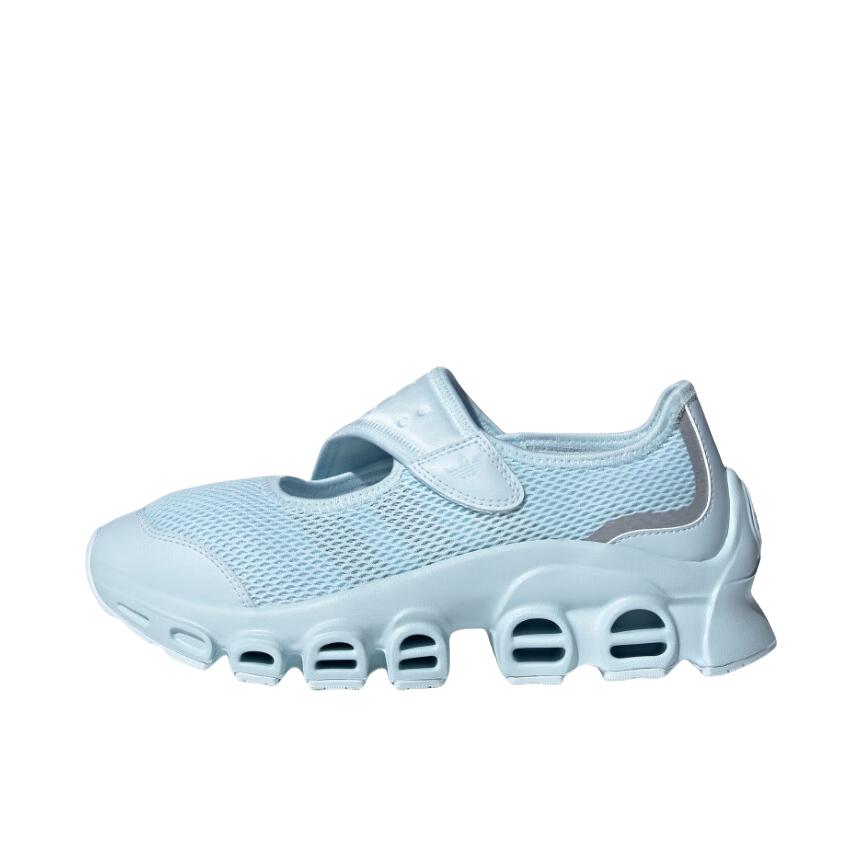 推荐商品：adidas Originals  Adiform Megazein  舒适百搭 防滑耐磨  低帮 玛丽珍 运动休闲鞋 浅天蓝/金属银
