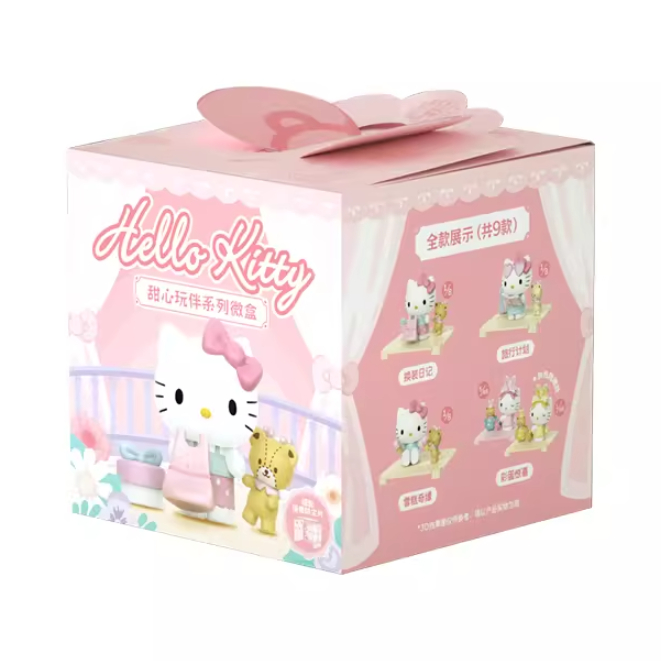 推荐商品：萌趣 三丽鸥 HelloKitty 甜心玩伴系列 微盒 盲盒