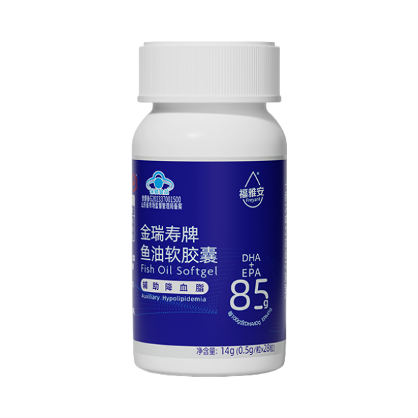 推荐商品:福雅安 金瑞寿牌 鱼油软胶囊 瓶装 高纯度实测辅助降血脂