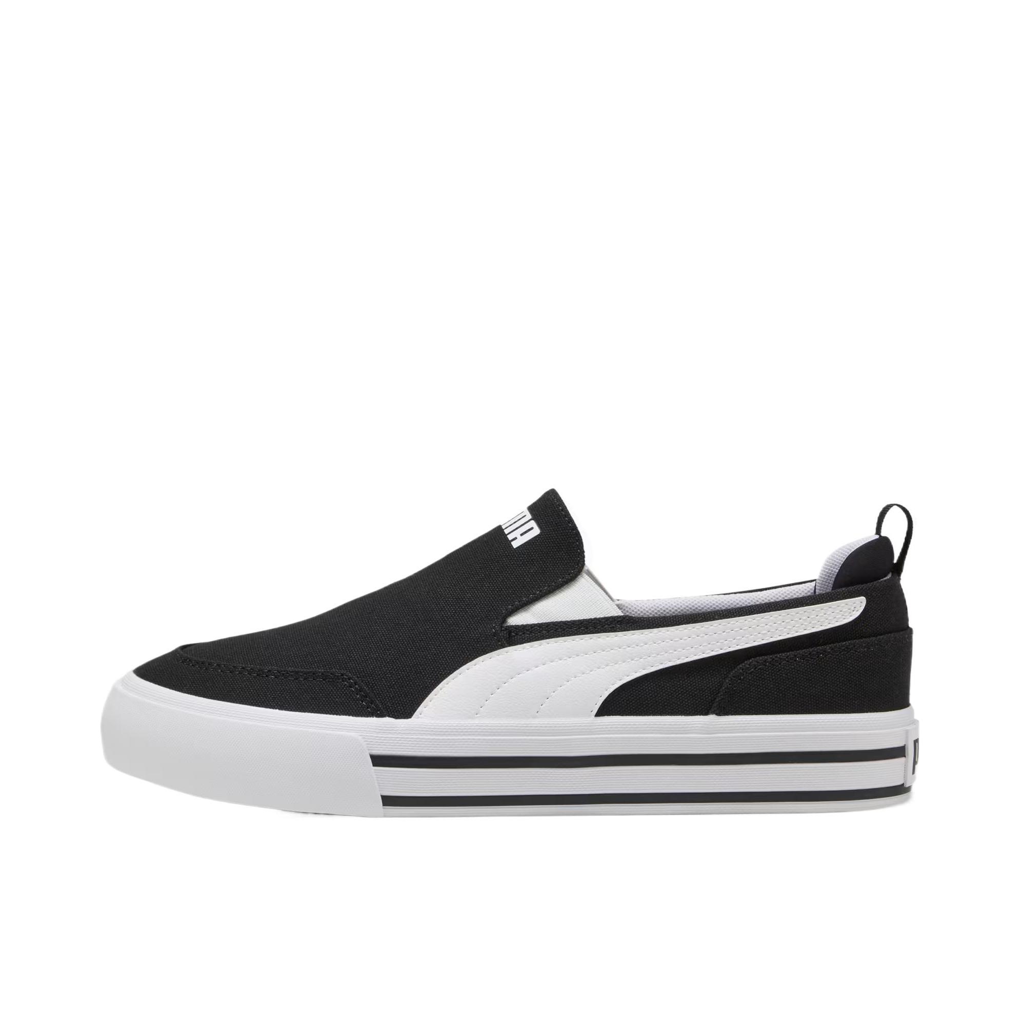 推荐商品：Puma/彪马 Court Classic Bulk 百搭 低帮 圆头 厚底 板鞋 黑色/白色