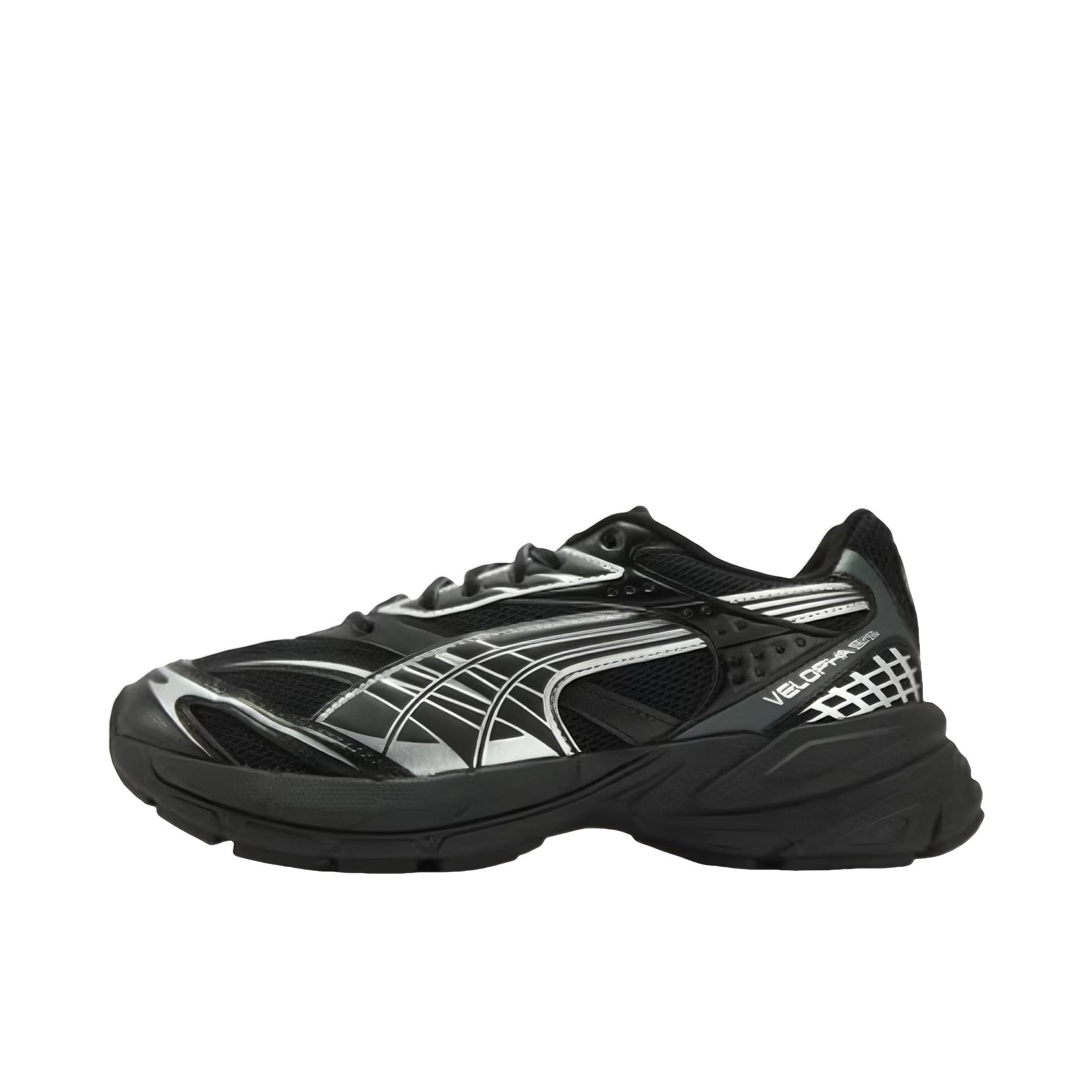 推荐商品：Puma/彪马 Velophasis Phased 防滑耐磨 舒适缓震 网布透气 潮流百搭 休闲运动 织物 跑鞋 黑色/银色/迷雾灰