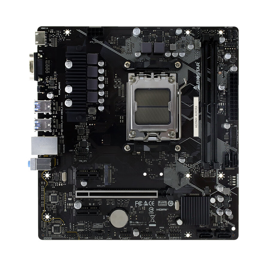 推荐商品：BIOSTAR/映泰 A620M芯片组 DDR5电脑主板 10相供电（55A）